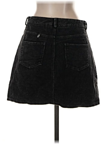 She + Sky Denim Skirt (view 2)