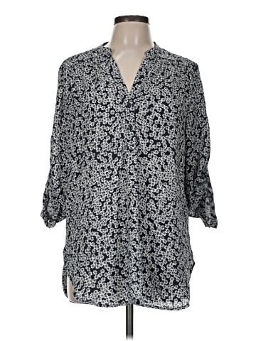 Halogen 3/4 Sleeve Blouse (view 1)