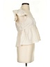 E&M Collection Ivory Short Sleeve Top Size S - photo 4