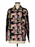 Punyus Print Black Long Sleeve Button-Down Shirt Size M-XL (2) - photo 1
