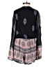 Free People 100% Rayon Paisley Black Romper Size XS - photo 2