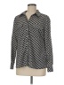 Notations Houndstooth Gray Long Sleeve Blouse Size M - photo 1