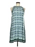 Max Studio Print Blue Casual Dress Size M - photo 1