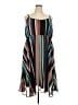 Torrid 100% Polyester Stripes Green Casual Dress Size 3X Plus (3) - photo 1