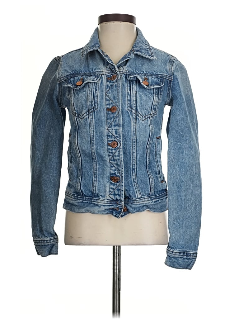 Pre-owned Jcrew Denim Jacket In Blue