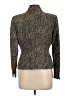 Kasper 100% Polyester Animal Print Gold Blazer Size 10 Petite - photo 2