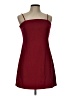 Lulus 100% Polyester Solid Burgundy Cocktail Dress Size L - photo 1