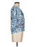 Chico's Paisley Blue Short Sleeve T-Shirt Size Med (1) - photo 4