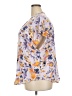 Torrid Floral Purple Short Sleeve Blouse Size 4X Plus (4) - photo 5