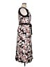 Perceptions Print Black Casual Dress Size XL - photo 4