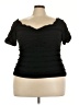 Assorted Brands Black Short Sleeve Top Size 3X - photo 1
