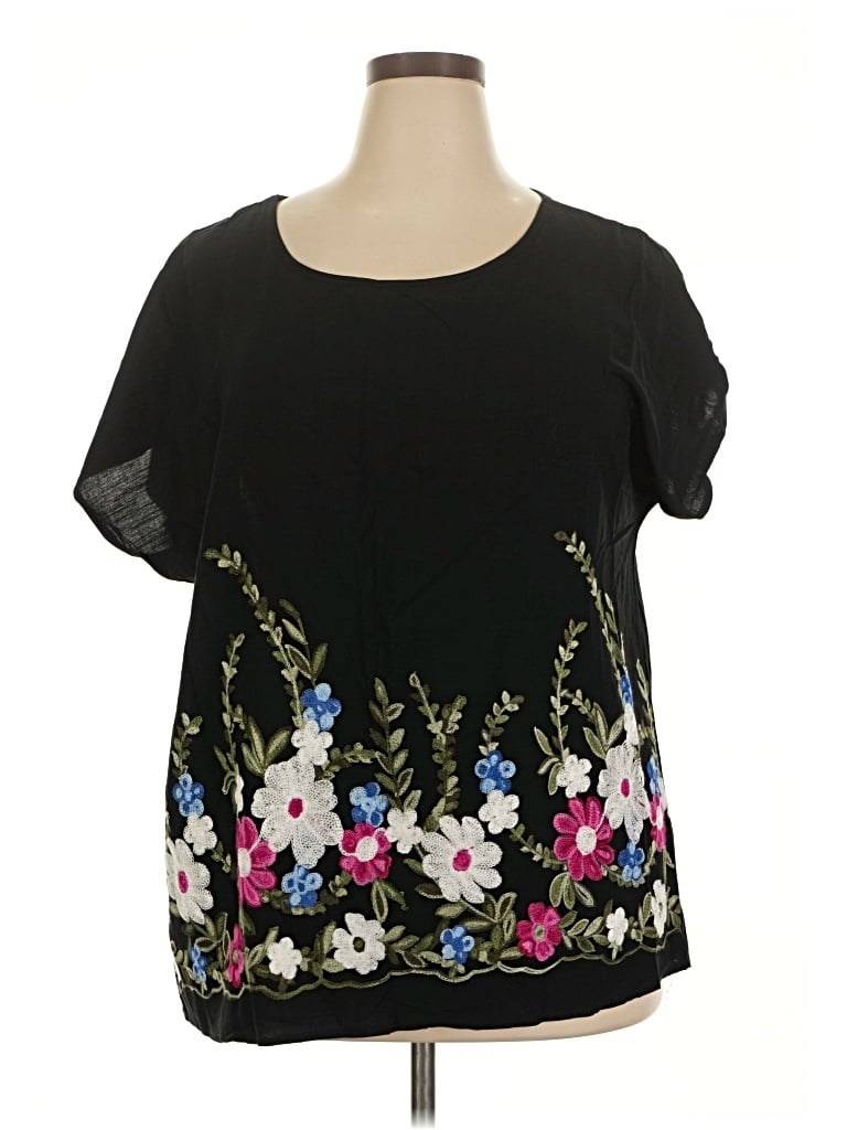 Pre-owned Assorted Brands Short Sleeve T-shirt In Black