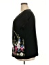 Assorted Brands 100% Rayon Floral Black Short Sleeve T-Shirt Size XXL (2XL) - photo 5