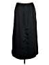 Gap 100% Polyester Solid Black Casual Skirt Size L (tall) - photo 2