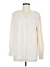 Unbranded 100% Polyester Ivory Long Sleeve Blouse Size M - photo 1