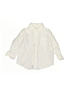 Janie And Jack Long Sleeve Button Down Shirt
