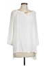 Sami & JO 100% Polyester Ivory 3/4 Sleeve Blouse Size L - photo 1