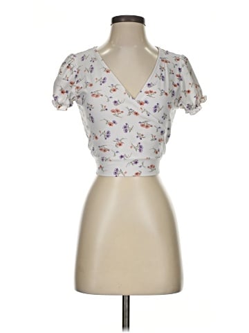 No Comment Short Sleeve Blouse (view 1)