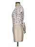 No Comment Ivory Short Sleeve Blouse Size S - photo 5