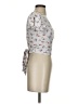 No Comment Ivory Short Sleeve Blouse Size S - photo 4