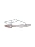 Veronica Beard 100% Leather Silver Sandals Size 8 1/2 - photo 1