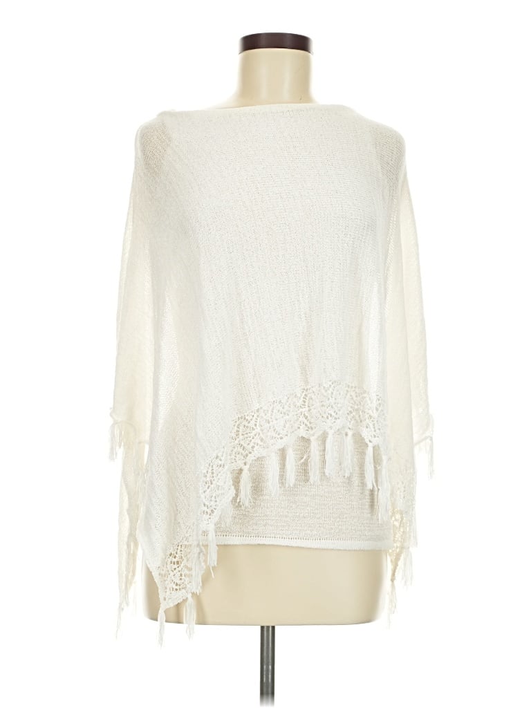 Pre-owned Nygard Poncho In Ivory