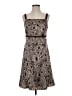 Assorted Brands Paisley Brown Cocktail Dress Size S - photo 1