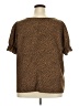 Shein Curve Brown Short Sleeve Blouse Size 4X - photo 2