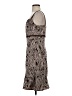 Assorted Brands Paisley Brown Cocktail Dress Size S - photo 5