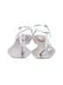Veronica Beard 100% Leather Silver Sandals Size 8 1/2 - photo 3