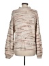 Ann Taylor LOFT Metallic Silver Pullover Sweater Size M - photo 2