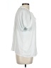 Elie Tahari White Short Sleeve Blouse Size L - photo 4