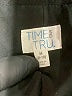 Time and Tru 100% Polyester Black Coat Size M - photo 6
