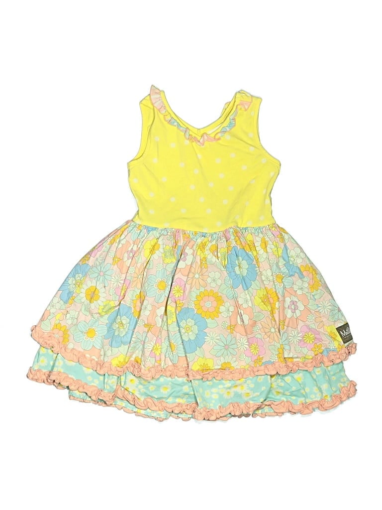 Pre-owned Matilda Jane Kids' Dress In Yellow