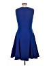 Eliza J Solid Blue Cocktail Dress Size 10 - photo 2