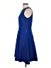 Eliza J Solid Blue Cocktail Dress Size 10 - photo 5