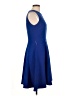 Eliza J Solid Blue Cocktail Dress Size 10 - photo 4