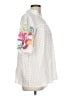 Shein White Short Sleeve Blouse Size L - photo 4