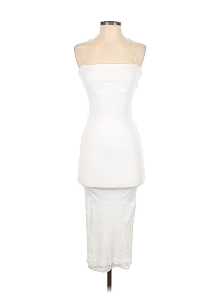 Pre-owned Meshki Cocktail Dress In White