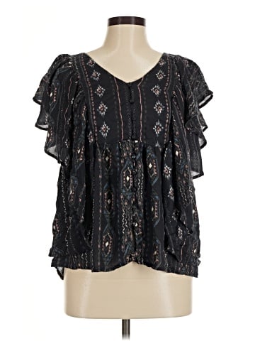 Haute Hippie Short Sleeve Blouse (view 1)