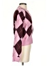 525 America Argyle Pink Cardigan Size XS - photo 4