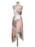 Apt. 9 100% Polyester Argyle Gray Cocktail Dress Size M - photo 1