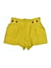 Harper Heritage Solid Yellow Shorts Size M - photo 1