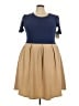 Lularoe Color Block Tan Casual Dress Size 24-26 (3XL) - photo 1