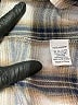 Unbranded 100% Polyester Plaid Gray Long Sleeve Blouse Size L - photo 8