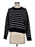 T Tahari Stripes Black Pullover Sweater Size S - photo 1
