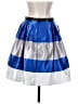 Teeze Me 100% Polyester Color Block Blue Casual Skirt Size 2 (estimated) - photo 2