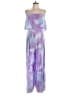 Blue Blush Tie-dye Purple Jumpsuit Size L - photo 1