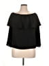 rue21 Black 3/4 Sleeve Blouse Size XL - photo 1