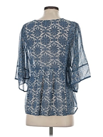 Joie 3/4 Sleeve Silk Top (view 2)